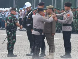Polda  Metro jaya Mengelara Apel Anti premanisme