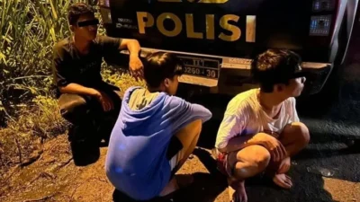 Diduga Akan Tawuran Di Medan Johor 4 remaja di Amankan  Patroli Persisi