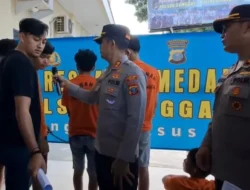 Polsek Sunggal Tangkap 5 Tersangka yang Berulang kali Beraksi, 1  Tersangka di tembak 2 Orang Dpo