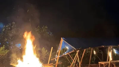 Polsek Sunggal Melaksanakan GSN( Gerebek Sarang Narkoba)Di Sei Mencirim Desa Paya Geli