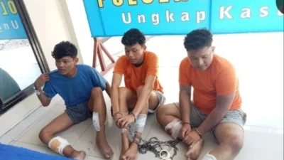 Polsek Sunggal Tembak 3 Tersangka Begal Antara Kabupaten /Kota
