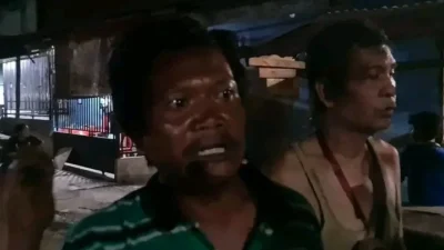 Bentrokan  di Mandala, Bibir Penjual Tuak Kena Sabet Sajam