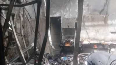 Rumah Hakim yang Tangani Kasus Korupsi Topan Ginting Terbakar