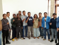 Ketua Forwaka Sumut, Irfandi, turut menyampaikan selamat atas terpilihnya Rudi Anto Sinaga.