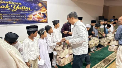 Pelindo Regional 1 Santuni Anak Yatim di Wilayah Operasional