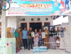 PULIHKAN EKONOMI KORBAN BENCANA, PEMKAB PASBAR SALURKAN 900 KG BERAS UNTUK 30 KK PENERIMA JADUP