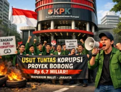 Aroma Korupsi Rp6,7 Miliar: Mahasiswa Seret Kasus Proyek Bobong ke KPK