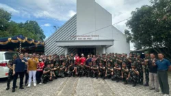 Wujud Sinergi Kemanusiaan, Yonif TP 946/DM Dukung Aksi Donor Darah PMI Bangka Barat*