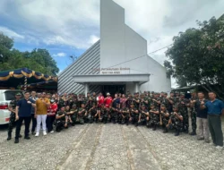 Wujud Sinergi Kemanusiaan, Yonif TP 946/DM Dukung Aksi Donor Darah PMI Bangka Barat*