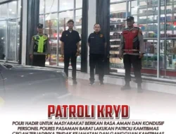 Polres Pasaman Barat Gelar Patroli KRYD, Jaga Kondusivitas Kamtibmas