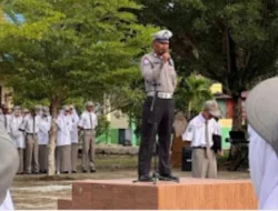 Satlantas Polres Pasbar Goes to School, Kasat Lantas Nanin Afrilia Fitriani Himbau Pelajar Tertib Berlalu Lintas