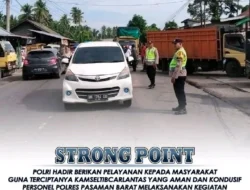 Kapolres Pasbar Pastikan Kamseltibcarlantas Kondusif, Satlantas Intensifkan Pengaturan dan Imbauan di Jalan