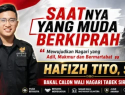 Anak Muda Inspiratif Hafizh Tito Siap Maju Pilwana Tabek Sirah Talu Bawa Harapan Baru