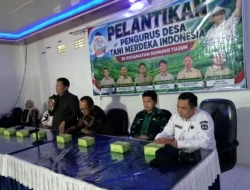Wakil bupati Kerinci hadiri pelantikan pengurus desa tani merdeka Indonesia sekecamatan kayu aro gunung tujuh