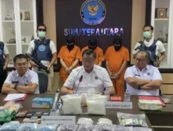 BNNP Sumatera Utara Menagkap pasang suami istri Diduga sindikat internasional dari tangkapan Disita 2kg Sabu dan 6.161 butri ektasi di Medan
