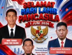 Hari Lahir Pancasila 1 Juni 2026: Pers dan Jurnalis Perkuat Nilai Kebangsaan di Era Digital