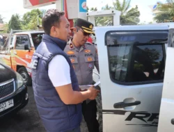 Polres Pasaman Barat Bersama Pemda dan Pertamina Gelar Sidak Distribusi BBM Bersubsidi di Sejumlah SPBU