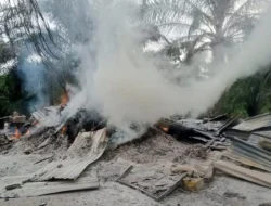Rumah Pekerja Kebun Sawit di Pasaman Barat Ludes Terbakar, Korban Duga Ada Tidak Kesengajaan