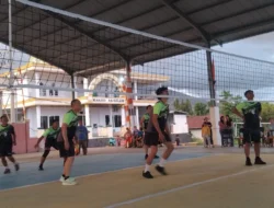 Kapolres Bitung Turun Main di Voli Kapolres Cup, Semarak HUT Bhayangkara ke-80 Makin Panas
