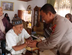 Kapolres Pasbar AKBP Agung Tribawanto S.I.K Pimpin Anjangsana, Tegaskan Polri Tak Lupakan Jasa Purnawirawan