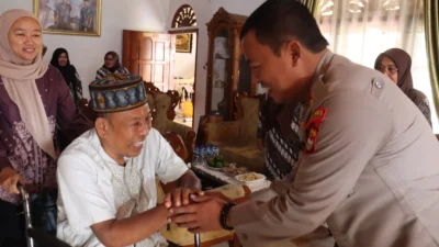 Kapolres Pasbar AKBP Agung Tribawanto S.I.K Pimpin Anjangsana, Tegaskan Polri Tak Lupakan Jasa Purnawirawan