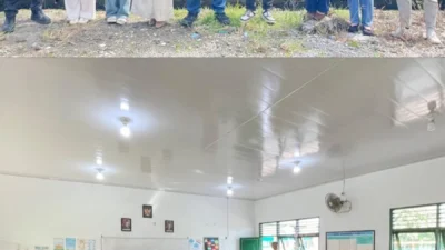 WAKA FKPPI Sumut Dan Mahasiswa IKAMITA Berbagi Perlengkapan Alat Tulis di SD Kartika 1-3 Deli Serdang