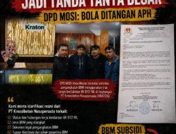 Diamnya PT KRATON Soal Dugaan Penggunaan BBM Subsidi Jadi Tanda Tanya Besar, DPD MOSI: BOLA DI TANGAN APH