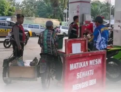 Tingkatkan Keamanan, Sat Samapta Polres Pasaman Barat Intensifkan Patroli Dialogis Cegah Kejahatan 3C di SPBU