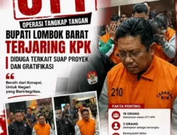 Bupati Lombok Barat Lalu Ahmad Zaini Ditangkap KPK Usai Nobar Pildun, 19 Orang Diamankan Gegara Dugaan Korupsi Proyek Miliaran