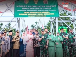 DANREM 032 RESMIKAN JEMBATAN GARUDA PERINTIS EQUATOR, 1.960 KK DI PASAMAN TERHUBUNG