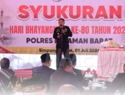 Penuh Hikmat dan Syukur, Kapolres Pasbar Pimpin Syukuran HUT Bhayangkara ke-80