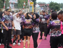 RIBUAN MASYARAKAT TUMPAH RUANG, POLRES PASAMAN BARAT SUKSES GELAR BHAYANGKARA RUN 2026