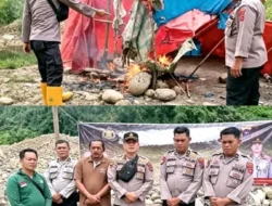 Kapolsek Talamau Pimpin Penertiban Tambang Emas Ilegal di Sinuruik, Pasbar