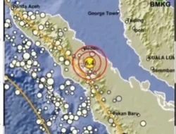 BMKG: Gempa 6.4 SR Terjadi di Simalungun Sore Ini, Tidak Berpotensi Tsunami
