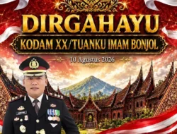 Teguhkan Sinergitas TNI-Polri, Kapolres Pasbar Ucapkan Dirgahayu Kodam XX/Tuanku Imam Bonjol