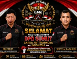 DPD GANI Sumut Terbentuk, Siap Jalankan Program Pencegahan dan Pemberantasan Narkoba