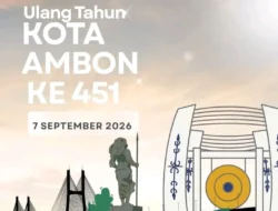 HUT KE-451, AMBON TEGUHKAN KOMITMEN JADI KOTA TOLERANSI DAN KOTA MUSIK DUNIA