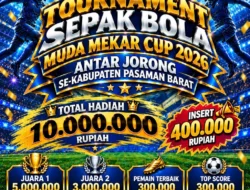 Muda Mekar Cup 2026 Resmi Bergulir, Turnamen Antar Jorong Paling Bergengsi di Pasaman Barat Perebutkan Total Hadiah Rp10 Juta