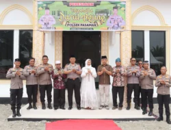 Kapolres Pasaman Barat Resmikan Musala Darul Agung Polsek Pasaman